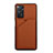 Soft Luxury Leather Snap On Case Cover Y01B for Xiaomi Redmi Note 11 Pro 5G Brown