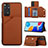 Soft Luxury Leather Snap On Case Cover Y01B for Xiaomi Redmi Note 11S 4G