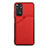 Soft Luxury Leather Snap On Case Cover Y01B for Xiaomi Redmi Note 11S 4G Red