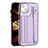 Soft Luxury Leather Snap On Case Cover Y02B for Apple iPhone 14 Clove Purple