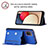 Soft Luxury Leather Snap On Case Cover Y02B for Samsung Galaxy A02s