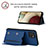 Soft Luxury Leather Snap On Case Cover Y02B for Samsung Galaxy A03