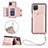 Soft Luxury Leather Snap On Case Cover Y02B for Samsung Galaxy A12 Nacho Rose Gold