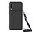 Soft Luxury Leather Snap On Case Cover Y02B for Samsung Galaxy A50S Black