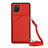 Soft Luxury Leather Snap On Case Cover Y02B for Samsung Galaxy A81 Red
