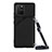 Soft Luxury Leather Snap On Case Cover Y02B for Samsung Galaxy A91 Black