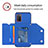 Soft Luxury Leather Snap On Case Cover Y02B for Samsung Galaxy M02s