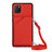 Soft Luxury Leather Snap On Case Cover Y02B for Samsung Galaxy M60s Red