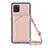 Soft Luxury Leather Snap On Case Cover Y02B for Samsung Galaxy M60s Rose Gold