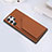 Soft Luxury Leather Snap On Case Cover Y02B for Samsung Galaxy S24 Ultra 5G