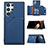 Soft Luxury Leather Snap On Case Cover Y02B for Samsung Galaxy S24 Ultra 5G