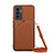 Soft Luxury Leather Snap On Case Cover Y02B for Vivo V23e 5G