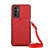 Soft Luxury Leather Snap On Case Cover Y02B for Vivo V23e Red