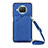 Soft Luxury Leather Snap On Case Cover Y02B for Xiaomi Mi 10i 5G Blue