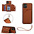 Soft Luxury Leather Snap On Case Cover Y03B for Samsung Galaxy A03