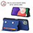 Soft Luxury Leather Snap On Case Cover Y03B for Samsung Galaxy A22 5G