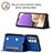 Soft Luxury Leather Snap On Case Cover Y03B for Samsung Galaxy A32 5G