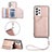 Soft Luxury Leather Snap On Case Cover Y03B for Samsung Galaxy A33 5G