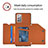 Soft Luxury Leather Snap On Case Cover Y03B for Samsung Galaxy Note 20 5G