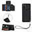 Soft Luxury Leather Snap On Case Cover Y03B for Samsung Galaxy S20 5G Black