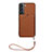Soft Luxury Leather Snap On Case Cover Y03B for Samsung Galaxy S21 FE 5G