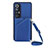 Soft Luxury Leather Snap On Case Cover Y03B for Xiaomi Mi 10S 5G Blue