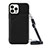 Soft Luxury Leather Snap On Case Cover Y04B for Apple iPhone 14 Pro Black