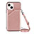 Soft Luxury Leather Snap On Case Cover Y04B for Apple iPhone 15