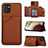 Soft Luxury Leather Snap On Case Cover Y04B for Samsung Galaxy A03