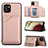 Soft Luxury Leather Snap On Case Cover Y04B for Samsung Galaxy A03