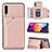 Soft Luxury Leather Snap On Case Cover Y04B for Samsung Galaxy A30S