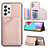 Soft Luxury Leather Snap On Case Cover Y04B for Samsung Galaxy A33 5G