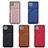 Soft Luxury Leather Snap On Case Cover Y04B for Samsung Galaxy F42 5G