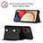 Soft Luxury Leather Snap On Case Cover Y04B for Samsung Galaxy M02s