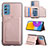 Soft Luxury Leather Snap On Case Cover Y04B for Samsung Galaxy M52 5G