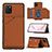 Soft Luxury Leather Snap On Case Cover Y04B for Samsung Galaxy M60s