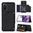 Soft Luxury Leather Snap On Case Cover Y04B for Samsung Galaxy S20 5G Black