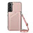 Soft Luxury Leather Snap On Case Cover Y04B for Samsung Galaxy S22 Plus 5G