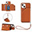 Soft Luxury Leather Snap On Case Cover Y06B for Apple iPhone 13
