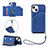 Soft Luxury Leather Snap On Case Cover Y06B for Apple iPhone 15