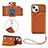 Soft Luxury Leather Snap On Case Cover Y06B for Apple iPhone 15