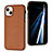 Soft Luxury Leather Snap On Case Cover Y07B for Apple iPhone 14