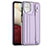 Soft Luxury Leather Snap On Case Cover YB1 for Samsung Galaxy A12 Purple