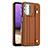 Soft Luxury Leather Snap On Case Cover YB1 for Samsung Galaxy A13 4G Brown