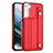 Soft Luxury Leather Snap On Case Cover YB1 for Samsung Galaxy S21 FE 5G Red