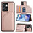 Soft Luxury Leather Snap On Case Cover YB2 for Oppo A77 5G