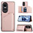 Soft Luxury Leather Snap On Case Cover YB2 for Oppo Reno10 5G