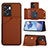 Soft Luxury Leather Snap On Case Cover YB2 for Realme V23 5G