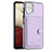 Soft Luxury Leather Snap On Case Cover YB2 for Samsung Galaxy A12 Nacho Purple