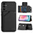 Soft Luxury Leather Snap On Case Cover YB2 for Samsung Galaxy A14 4G Black